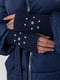 Куртка синяя с поясом и оригинальными рукавами | 6650992 | фото 5
