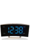 Годинник настільний з радіо WT460 Blue LED Black/Silver | 6651390 | фото 2