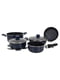 Набір посуду Cookware Set induction 8 предметів Bule | 6651564