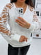 Ангоровий білий пуловер | 6650005 | фото 2
