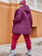 Прогулянковий костюм з курткою бордовий | 6650109 | фото 3