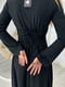 Сукня А-силуету чорна | 6650171 | фото 2