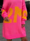 Туніка рожева з принтом | 6650179 | фото 2
