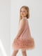Ніжна сукня з фатіном рожева | 6651848 | фото 3