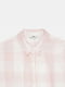 Рубашка пижамная светло-розовая в клетку | 6652251 | фото 3