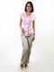 Рожева блуза із акуратним коміром-стійкою | 6652353 | фото 2