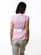 Рожева блуза із акуратним коміром-стійкою | 6652353 | фото 4