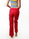 Червоні розкльошені штани з накладними кишенями | 6652365 | фото 4