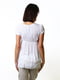 Біла бавовняна блуза з рюшами | 6652383 | фото 4