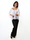 Біла легка блуза вільного крою | 6652515 | фото 2