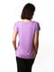 Футболка фіолетова с декоративними гудзиками на плечах | 6652533 | фото 4
