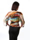 Літня блуза в різнокольоровий абстрактний принт | 6652546 | фото 4