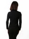 Приталена чорна блуза з вишивкою | 6652571 | фото 4