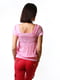 Рожева блуза з декором на ліфі | 6652580 | фото 4