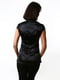 Чорна блуза в японському стилі з вишивкою | 6652591 | фото 5