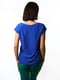 Синя вільна блуза | 6652719 | фото 4
