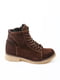 Замшеві коричневі черевики на шнурівці | 6652765 | фото 2