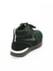 Замшеві темно-зелені кросівки  | 6652766 | фото 4