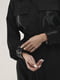 Черное расклешенное платье-рубашка | 6652864 | фото 6