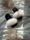 Тапочки с опушкой молочного цвета на ЕВА-подошве | 6649525 | фото 4