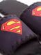 Тапочки синие с рисунком с флоковым нанесением Superman | 6649917 | фото 3