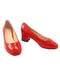 Красные туфли с золотистым декором | 6652932 | фото 2