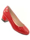 Красные туфли с золотистым декором | 6652932 | фото 4