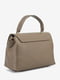 Серо-коричневая кросс-боди сумка среднего размера | 6653680 | фото 3