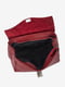 Темно-красная кожаная сумка-тоут со съемным ремешком | 6653691 | фото 4