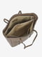 Большая кожаная сумка-шопер серо-коричневого цвета | 6653699 | фото 4