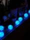 Гірлянда на батарейках Тайські кульки 10 LED 150см, синє світло, прозорий провід | 6653808 | фото 8