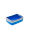 Туалет лоток для котів Ferplast Litter Tray Nip Plus 20 Blue відкритий з фіксатором гігієнічного мішка 51x36x19 см | 6654280 | фото 3