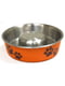 Миска для собак Сroci Roxy Slow сатин з гумовим дном нержавіюча сталь 1,1 л 21 см | 6654355