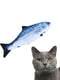 Іграшка для котів та котів механічна вібро риба з USB Товстолобик 30 см | 6654679 | фото 5