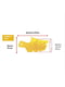 Намордник Artero Dog Muzzle, размер S, цвет желтый | 6654962 | фото 2