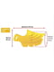 Намордник Artero Dog Muzzle, розмір XL, колір жовтий | 6654965 | фото 2