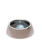 Металлическая миска для собак и кошек Ferplast Jolie Small Dove Grey Bowl серая 500 мл | 6655048 | фото 3