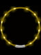 LED нашийник для собак з USB зарядкою 50 см Жовтий | 6655209 | фото 2