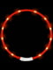 Светящийся LED ошейник для собак с USB зарядкой 70 см Красный | 6655218 | фото 2