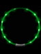 Светящийся LED ошейник для собак с USB зарядкой 35 см Зеленый | 6655224 | фото 2