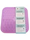 Силіконовий килимок для собак EcoToys антистрес для злизування їжі 20х20 см фіолетовий | 6655660 | фото 3