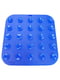 Силіконовий килимок для собак EcoToys антистрес для злизування 20х20 см синій | 6655662 | фото 2