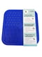 Силіконовий килимок для собак EcoToys антистрес для злизування 20х20 см синій | 6655662 | фото 3