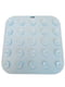 Силіконовий килимок для собак EcoToys антистрес для злизування 20х20 см блакитний | 6655665 | фото 2
