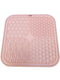Силиконовый коврик для собак EcoToys антистресс для слизывания 20х20 см розовый | 6655666