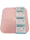 Силіконовий килимок для собак EcoToys антистрес для злизування 20х20 см рожевий | 6655666 | фото 2