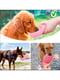 Прогулянкова портативна напувалка Dog Water Bottle для собак 350 мл рожева | 6655671 | фото 3