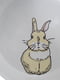 Миска Nobby 73750 керамічна біло-жовта "Rabbit" 300 мл 11*4,5 см | 6655765 | фото 2