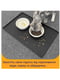 Силіконовий килимок під миску для собак та котів EcoToys чорний 48х30 см | 6655921 | фото 3