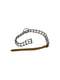 Ошейник-цепочка Croci Walking Line с кожаным ремешком 40 смх2,5 мм | 6656024